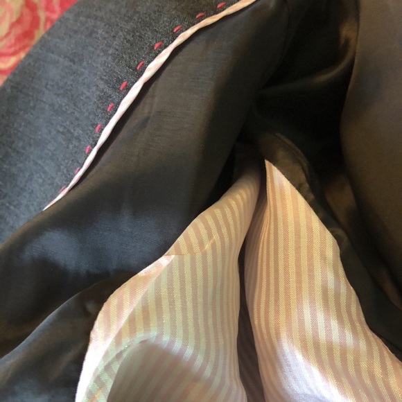 J CREW  Size 2P Classic Gray 3-Button Jacket PREPPY Stretchy Wool Lined $399 NEW - Picture 14 of 16
